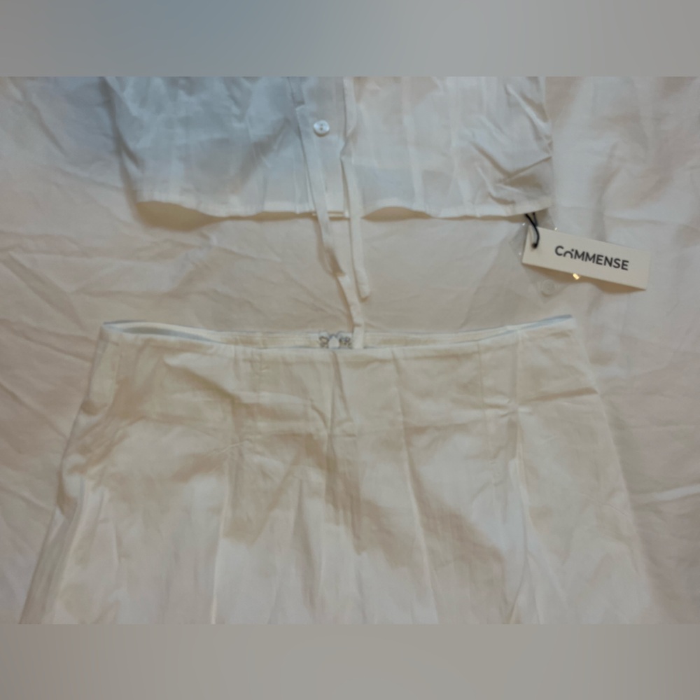 Commense White Two-Piece Set - Picture 9 of 12